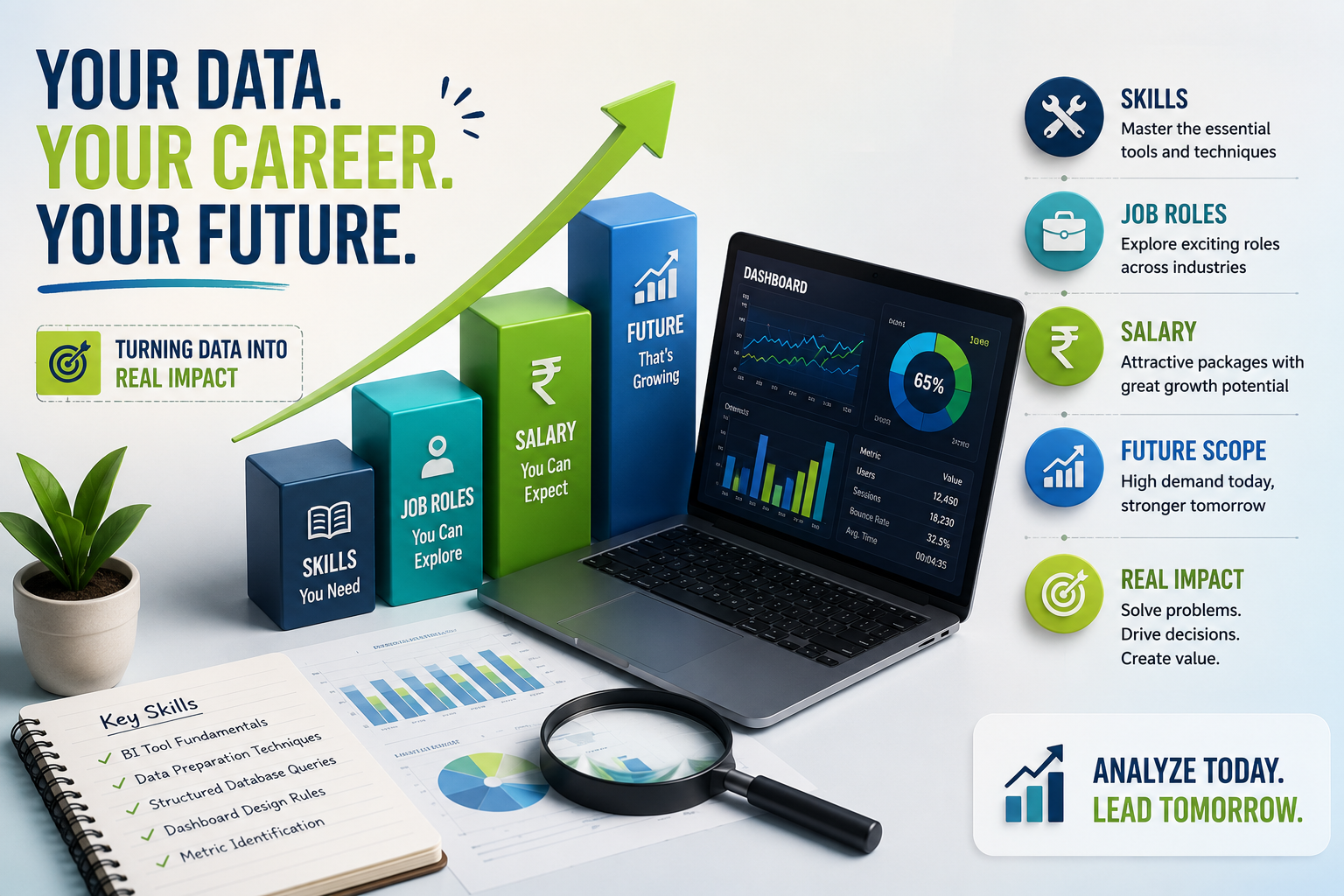 Data Analyst Career Roadmap 2026: Skills, Salary & Job Opportunities